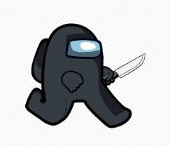 Hd Black Among Us Character Walking Holding Knife Png Citypng Want to discover art related to among_us? hd black among us character walking