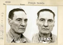 Mug Shot Photograph of Joseph Kerwin, Leavenworth inmate
