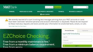 Login screen appears upon enroll in m&t bank's online & mobile banking services and conveniently manage learn about optional services that can further enhance your online banking. Beware Of M T Bank Scam Wgrz Com