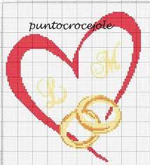 Cuscino porta fedi nuziali per. Anelli Punto Croce Ricamo Punto Croce Ricamo Punto Croce Schemi