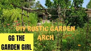 How to make a rustic garden arch. Easy Diy Rustic Garden Arch For Less That 10 Youtube