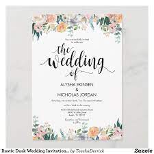 Rustic Dusk Wedding Invitation Card Designs Zazzle Com Wedding Invitation Card Design Wedding Invitations Wedding Invitation Cards