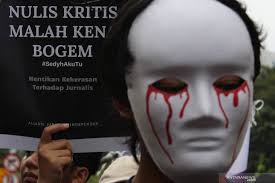 Check spelling or type a new query. Buruh Jurnalis Gelar Aksi Bertopeng Air Mata Darah Bekasipedia