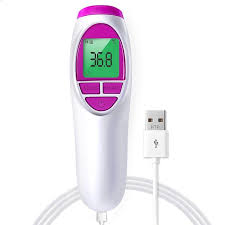 Cofoe Infrarood Elektronische Voorhoofd Lichaamsthermometer Usb Opladen Babyoppervlak Contactloze Temper Forehead Thermometer Infrared Thermometer Usb Charging