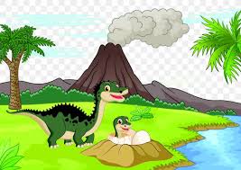 cartoon dinosaur volcano illustration png 1000x709px watercolor cartoon flower frame heart download free cartoon dinosaur volcano illustration