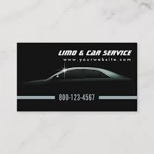 Professional Dark Limo Taxi Service Business Card Zazzle Com Services Business Limo Taxi Service