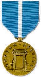 Korean defense service medal (kdsm). Korean Service Medal