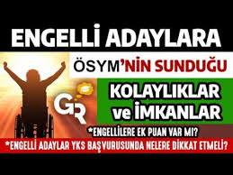 Check spelling or type a new query. Osym Nin Engelli Adaylara Sundugu Imkan Ve Kolayliklar Youtube