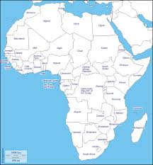 Map of africa with names. 8 Maps Ideas Map Map Outline Printable Maps