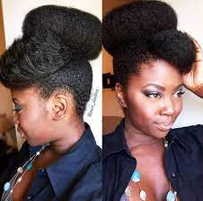 Pictures of gel up with kinky for round face : 50 Updo Hairstyles For Black Women Ranging From Elegant To Eccentric