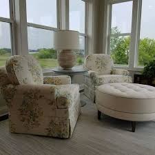 Nassau Round Ottoman Ottoman In Living Room Swivel Glider Furniture
