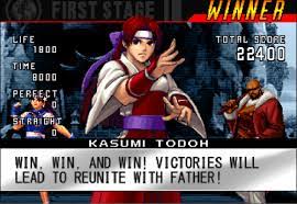 Bison2Winquote — - Kasumi Todoh, The King of Fighters 1998:...