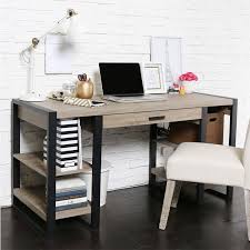 This wide dresser features decorative details all around and nine drawers for storage. Walker Edison Urban Blend Computer Desk Ash Grey And Black D60ubs30ag