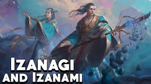 Izanagi (イザナギ) or izanaki (イザナキ) is a creator deity (kami) in japanese mythology. 8 Izanagi And Izanami The Creation Of The World Fixed Japanese Mythology See U In History Youtube Japanese Mythology Mythology Japanese
