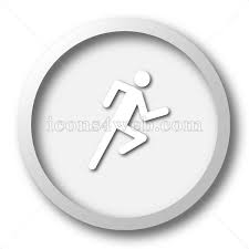 Walking and running people vector icons. Running Man White Icon Running Man White Button Running Man Icon Find Icons