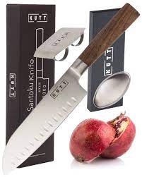 Slices Evenly Strong Blade Slices Food Deftly With No Dragging For Perfectly Even And Professional Professional Kitchen Knives Kitchen Knives Chopping Knife