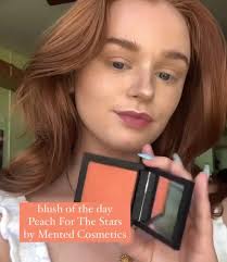 How many different ways can @abigalesonline use our Peach for the Stars  blush in one video? Blush, Highlighter and Eyeshadow! Monocromatic Mama! ,  Shop here: https://bit.ly/2ZMjxcX, __, #Mented ...