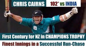 Cairns test batting average at number seven (44.02) is the 5th best average for that position of all time. Chris Cairns Finest Odi Innings For New Zealand 102 Vs India Icc Champions Trophy Final 2000 Youtube