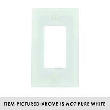 Wall covers and outlet wall plates should meet your size and safety needs while fitting your decor style. Justswitchplates Com Offers Amerelle Wallplates Amr 217124 Outlet Covers Switchplates White Glass Amerelle Wallplates Glass Tile Collection