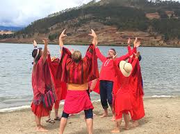 Two teen lovers kissing as the sun set on the field. October S El An Ra Ceremonies At The Heart Of An The Sacred Lake Of El Laguna Huaypo Part Two The An Visible