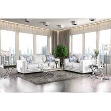 Everly Quinn Landwehr Loveseat Wayfair In 2020 White Furniture Living Room White Living Room Set Modern White Living Room