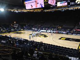 carver hawkeye arena section ll rateyourseats com