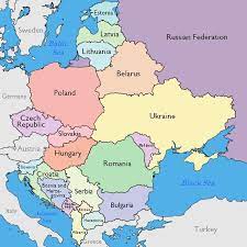 The map above is a political map of the world centered on europe and africa. Maps Of Eastern European Countries