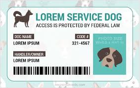 Registration federalservicedogregistration.org get all ››. Service Dog Id Card Templates Microsoft Word Id Card Templates