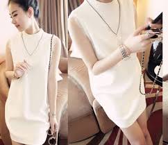 Váy suông phối cổ ren | Hoa Lụa Uyên shop