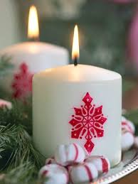 Easy Christmas Candle Displays Christmas Candle Decorations Creative Candles Christmas Candle