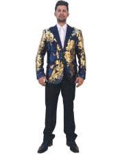 Choose from sport coats in solid neutrals, corduroy, herringbone print and more, then pair with one of our fine men's dress shirts. Mens Gold Suit Gold Suit Jacket Yellow And Gold Suit Gold Tuxedos