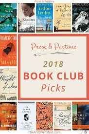 2018 Book Club Picks Prose Pastime The Art Of Why Not Thought Provoking Book Books Book Club Books
