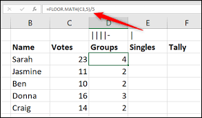 Arguments can be individual items, cell references, or ranges up to a total of 255 arguments. How To Make A Tally Graph In Microsoft Excel