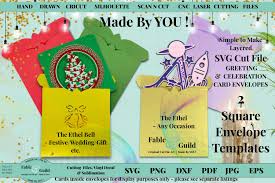 Download Christmas Wedding Bell Birthday Svg Envelope Cut File Design 1086217 Templates Design Bundles