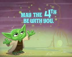 May The 4th Cartoon May The Force Be With You May The 4th Be With You May The 4th Happy Star Wars Day
