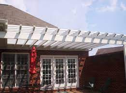 Wooden Pergola In Columbia Sc Makes The Perfect Addition To This Outdoor Space Design Ideas Archadeck Pergola Pergola Trellis Outdoor Space Design