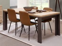 table a manger rectangulaire chene clair et fonce marcus lestendances fr table a manger en chene table a manger rectangulaire table a manger