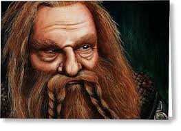 Gimli Greeting Cards for Sale