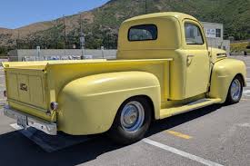 Image result for Federal Yellow 1950 Truck