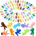 Amazon.com: Selizo 100 Mini Plastic Babies: Assorted Colors, Tiny ...