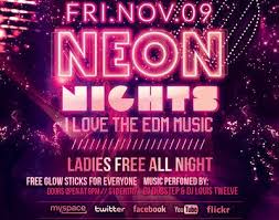 Pin By Sunjung On Typography Neon Design Neon Flyer