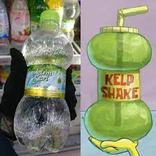 This kelp shake is made with pineapples and bananas. Eric Varian On Twitter I Found Spongebob S Kelp Shake