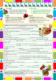 Present Perfect Vs Past Simple Grammar Rules Examples Exercises 2 Pages Keys Included Editable Present Perfect Grammar Rules Grammar