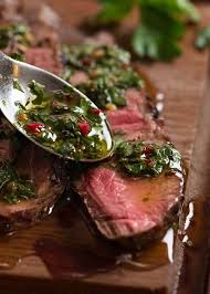 Skirt Steak With Chimichurri Sauce Recipe Chimichurri Sauce Steak With Chimichurri Sauce Grilled Steak Recipes