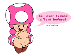 1girls alternate version available asking for it blush breasts  brown shoes female female only half-closed eyes hands behind back  itsduskhere light-skinned female light skin looking at viewer mario (series)