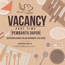 Tetapi selain itu, juga ada yang namanya pekerja paruh waktu atau biasa dikenal dengan. Jawatan Kosong Pembantu Dapur Hotel Desainrumahid Com