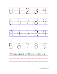 Traceable Numbers Practice Letter Worksheets For Preschool Letters For Kids Number Worksheets