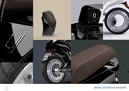 The aktivo scoot is the world's first electric hubless wheel motor scooter. International Business Busse Design Engineering
