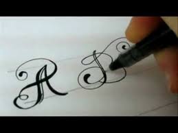 Fancy Letters How To Design Your Own Swirled Letters Youtube Calligraphy is an ancient writing technique using flat edged pens to create artistic lettering using thick and thin lines depending on the direction of the stroke.