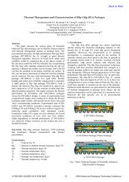 Fcbga's , 60~90s time 8 fcbga flip chip ball grid array 7. Thermal Characterization Of A Thermally Enhanced Qfn Package